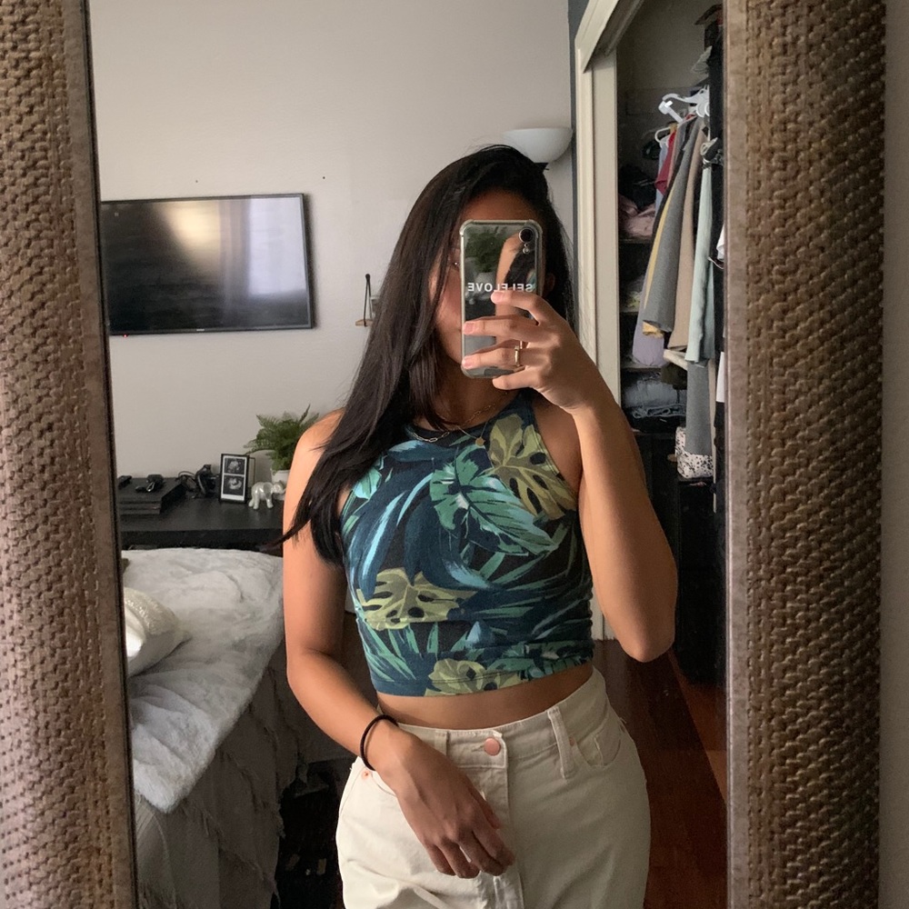 American Apparel jungle print shirt